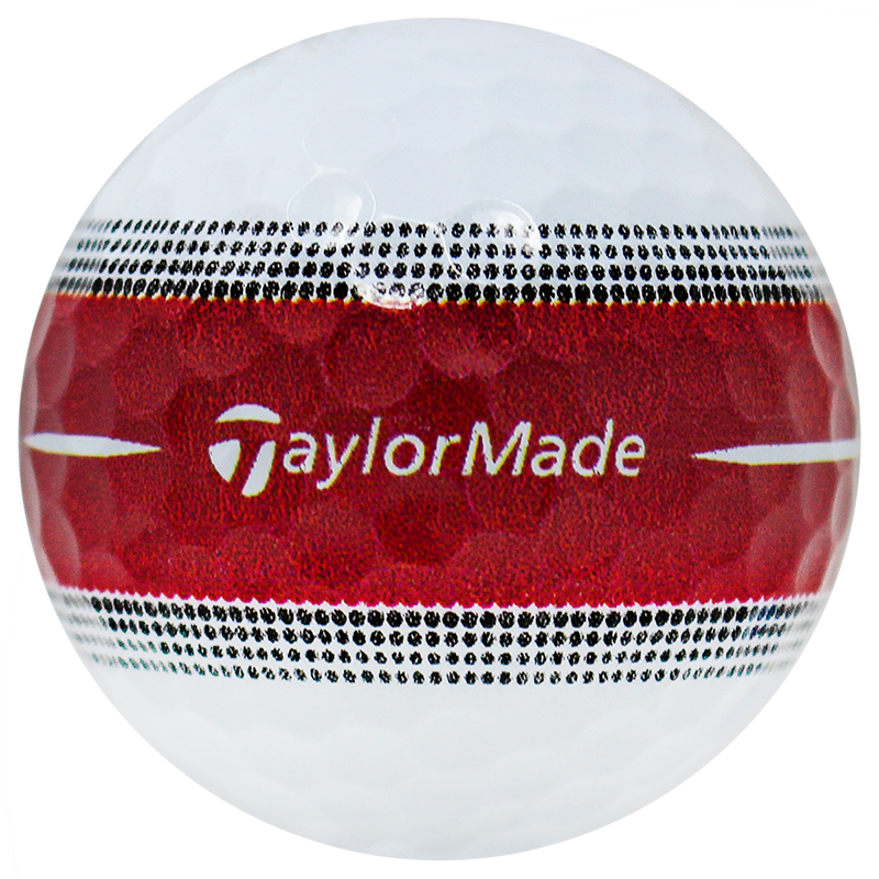 TaylorMade Tour Response Stripe Red- 1 Dozen