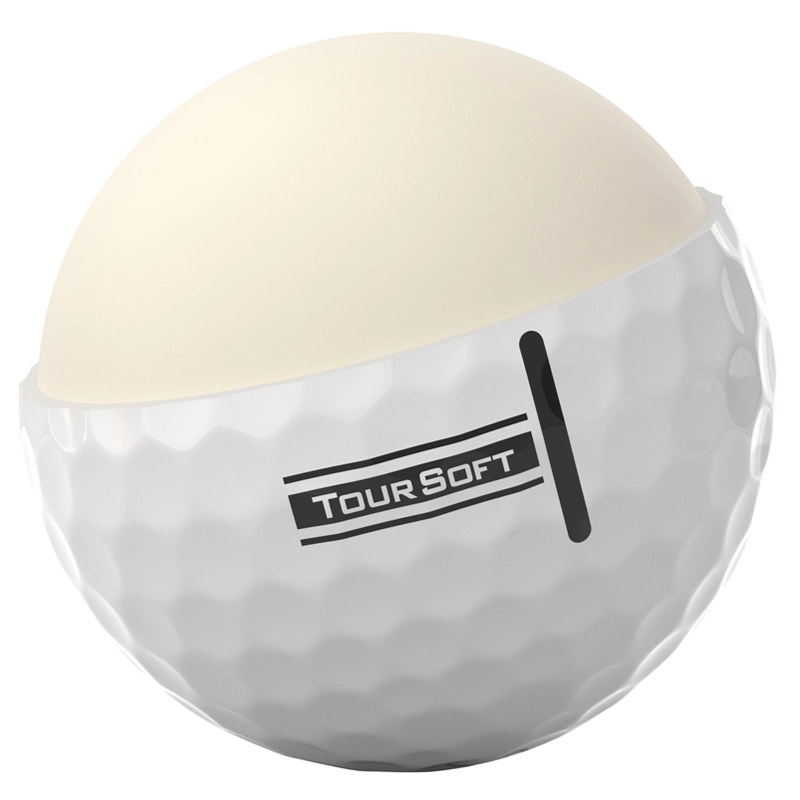 tour soft white golf balls