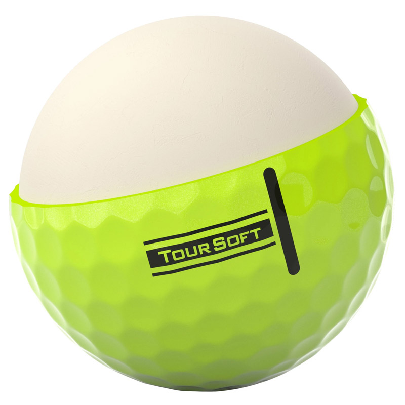 Tour Soft yellow golf balls